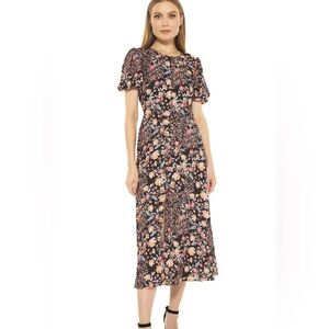 NWT Alexia Admor Katie Midi Dress Size 10
